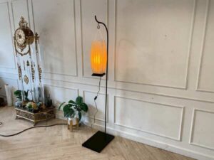 New Chinese style floor lamp living room lamp iron base