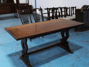 wooden dining table imported from europe