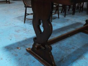 wooden dining table imported from europe