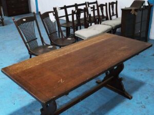 wooden dining table imported from europe