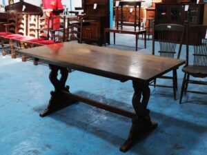 wooden dining table imported from europe