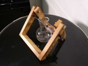 Vintage style hydroponic flower vase for home and table decoration