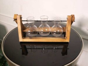 Vintage style hydroponic flower vase for home and table decoration