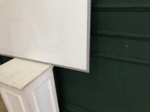 Whiteboard size 80 x 100 cm. Whiteboard, white blind board, white board