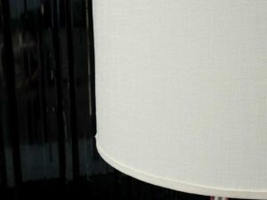 Table lamp, resin core, steel base, work from a 5 star hotel.