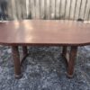 wooden dining table Multipurpose table, brown