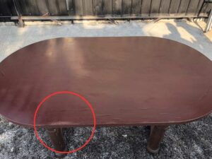 wooden dining table Multipurpose table, brown