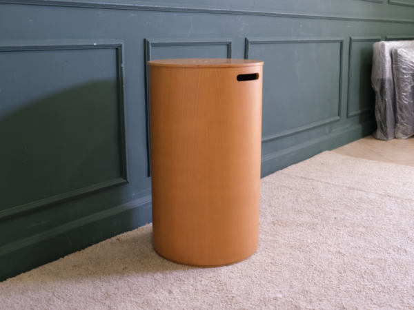 Multi-purpose wooden bucket, cylindrical shape