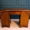 Antique style work desk with storage cabinet European work comes from Germany.