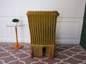 leisure chair Complete with wheels, cloth seats, European workmanship from Germany.