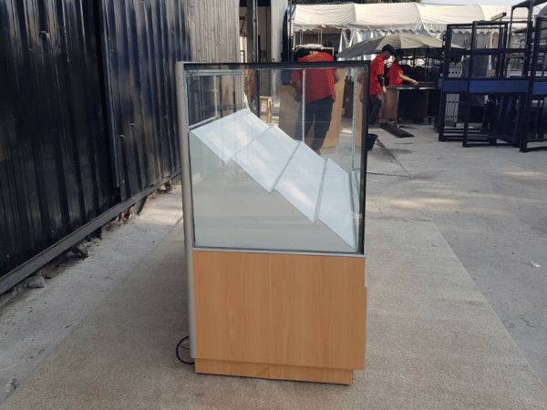 Jewelry cabinet, glass display cabinet, corner phone display cabinet, sliding door