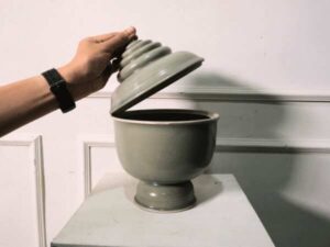 Celadon with lid