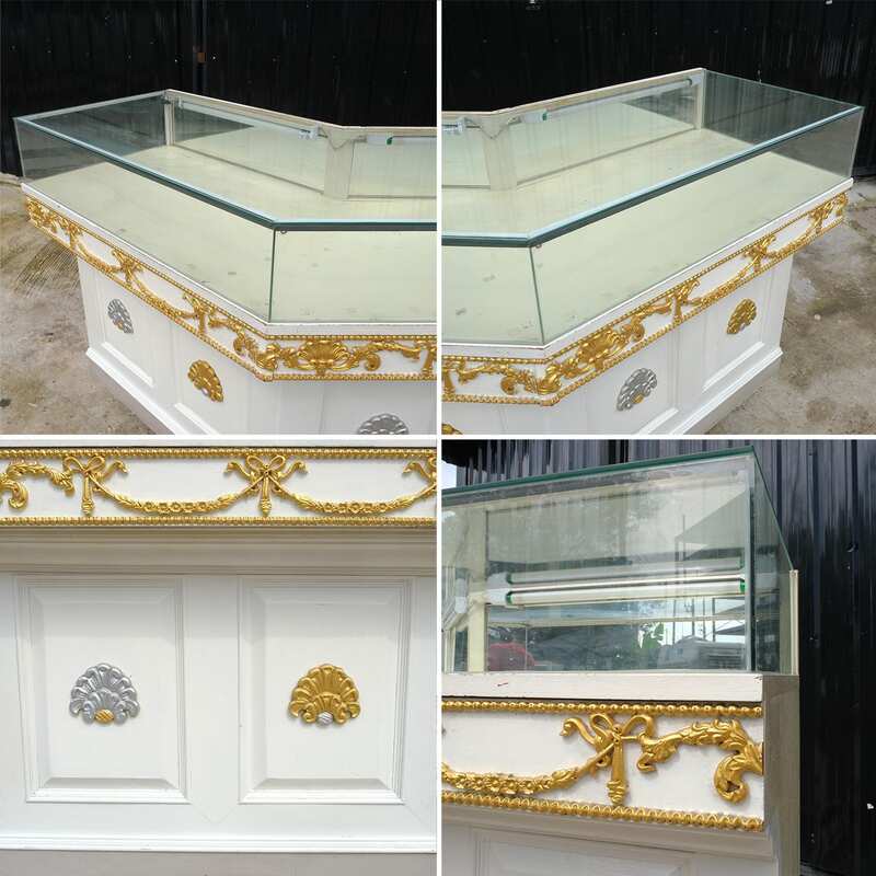 Jewelry cabinet, jewelry cabinet, diamond cabinet, product display cabinet, oblique corner cabinet