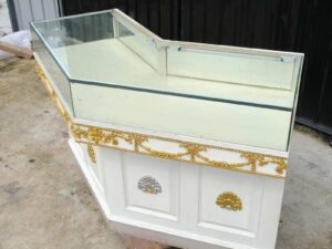 Jewelry cabinet, jewelry cabinet, diamond cabinet, product display cabinet, oblique corner cabinet