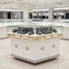 Jewelry cabinet, jewelry cabinet, diamond cabinet, product display cabinet, oblique corner cabinet