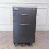 Wooden document cabinet mobile cabinet 2 drawers gray MODOERNFROM brand (4)