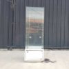 Glass display cabinet, jewelry cabinet, product display cabinet, tall, white