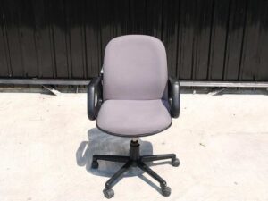 office chair Light gray fabric upholstery, brand UB-Haworth
