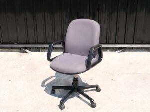office chair Light gray fabric upholstery, brand UB-Haworth
