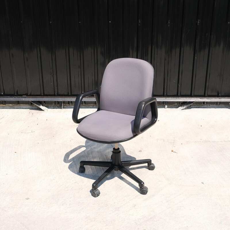 office chair Light gray fabric upholstery, brand UB-Haworth