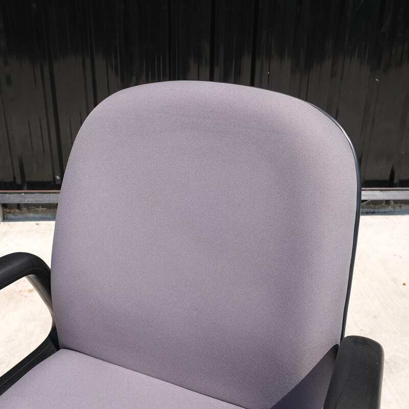 office chair Light gray fabric upholstery, brand UB-Haworth