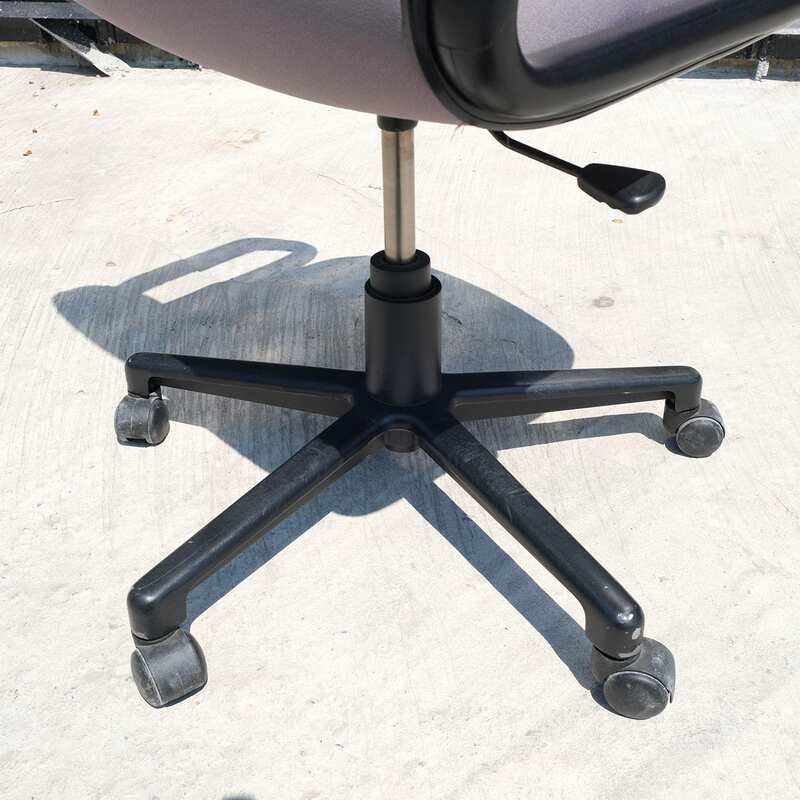 office chair Light gray fabric upholstery, brand UB-Haworth