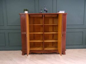 Storage cabinet with 2 doors, vintage style, European workmanship, sourced from Germany.