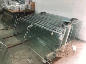 Tempered Glass Bathroom Door