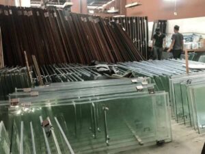 Tempered Glass Bathroom Door
