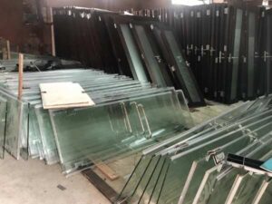 Tempered Glass Bathroom Door