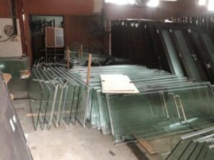 Tempered Glass Bathroom Door