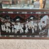 Pictures of ancient warriors inlaid with pearls