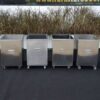 Large Stainless Steel Wheeled Drum
