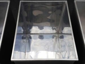Large Stainless Steel Wheeled Drum