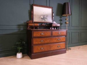 dressing table Mahogany dressing cabinet, 6 drawers