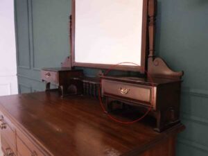 Dressing table, 6 drawers, dressing cabinet imported from europe