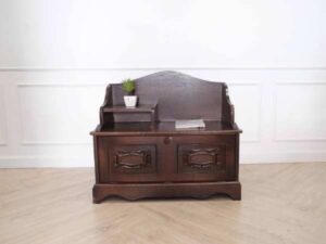 Oak cabinet, imported from Europe.