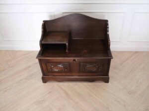 Oak cabinet, imported from Europe.