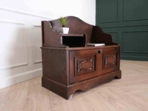 Oak cabinet, imported from Europe.