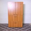Tall file cabinet, 2 doors, 2 drawers, Rockworth