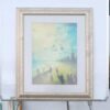Picture of people by the sea, gold frame