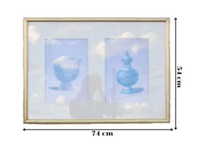 porcelain pictures Benjarong ware, gold frame no.1