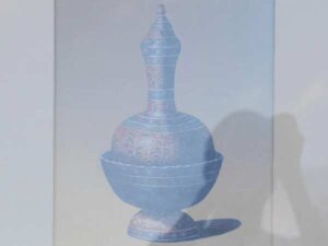 porcelain pictures Benjarong ware, gold frame no.2