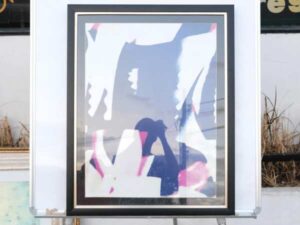 Abstract picture, black frame
