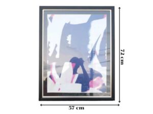 Abstract picture, black frame