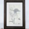Flower picture, brown frame no.1