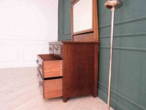 Mahogany dressing table, 4 drawers, imported from Europe.