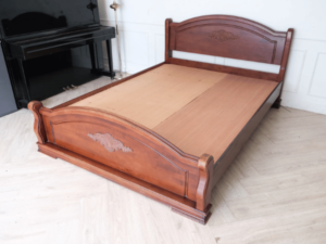 Real wood bed 5 feet *mattress not included