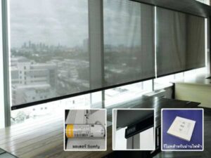 Electric curtains, automatic curtains, Ultra brand (1 remote control per 1 Somfy motor)