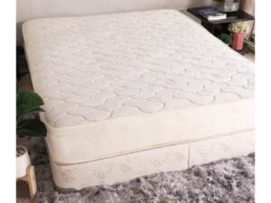 5 foot mattress with base, brand RESTONIC, model HAZELWOOD SUPREME